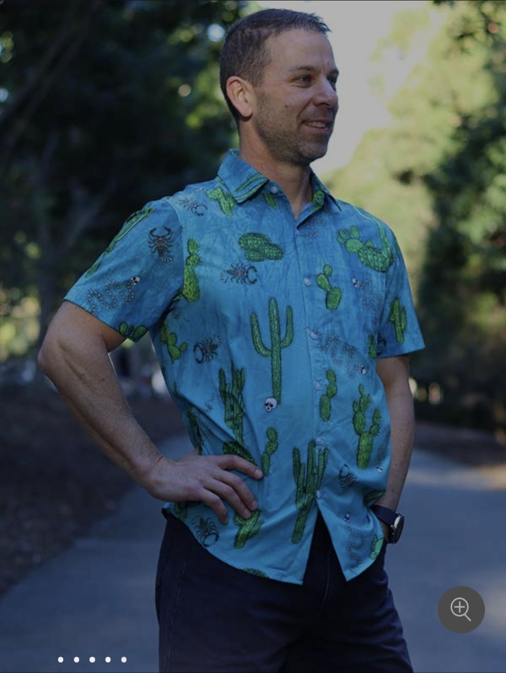 CYCOLOGY Totally Cactus Gravel Shirt  Large